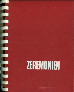 Zeremonien; Remscheid, 1971; Neprodejné